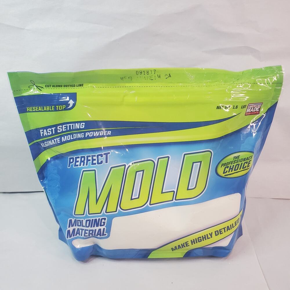 Perfect Mold Making Material Alginate Powder- Make Highly Detailed Molds 1.5lbs